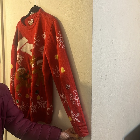 Party Sweater Dec. 25th Gingerbread man  - Ugly Christmas Sweater - Size L - Picture 3 of 6